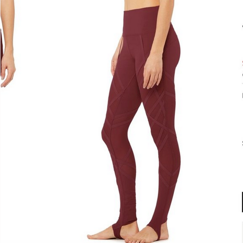 Alo Black Cherry Leggings
