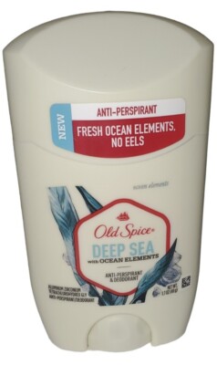 LOT OF 3 Old Spice Deep Sea  Anti-perspirant Deodorant 1.7 oz each