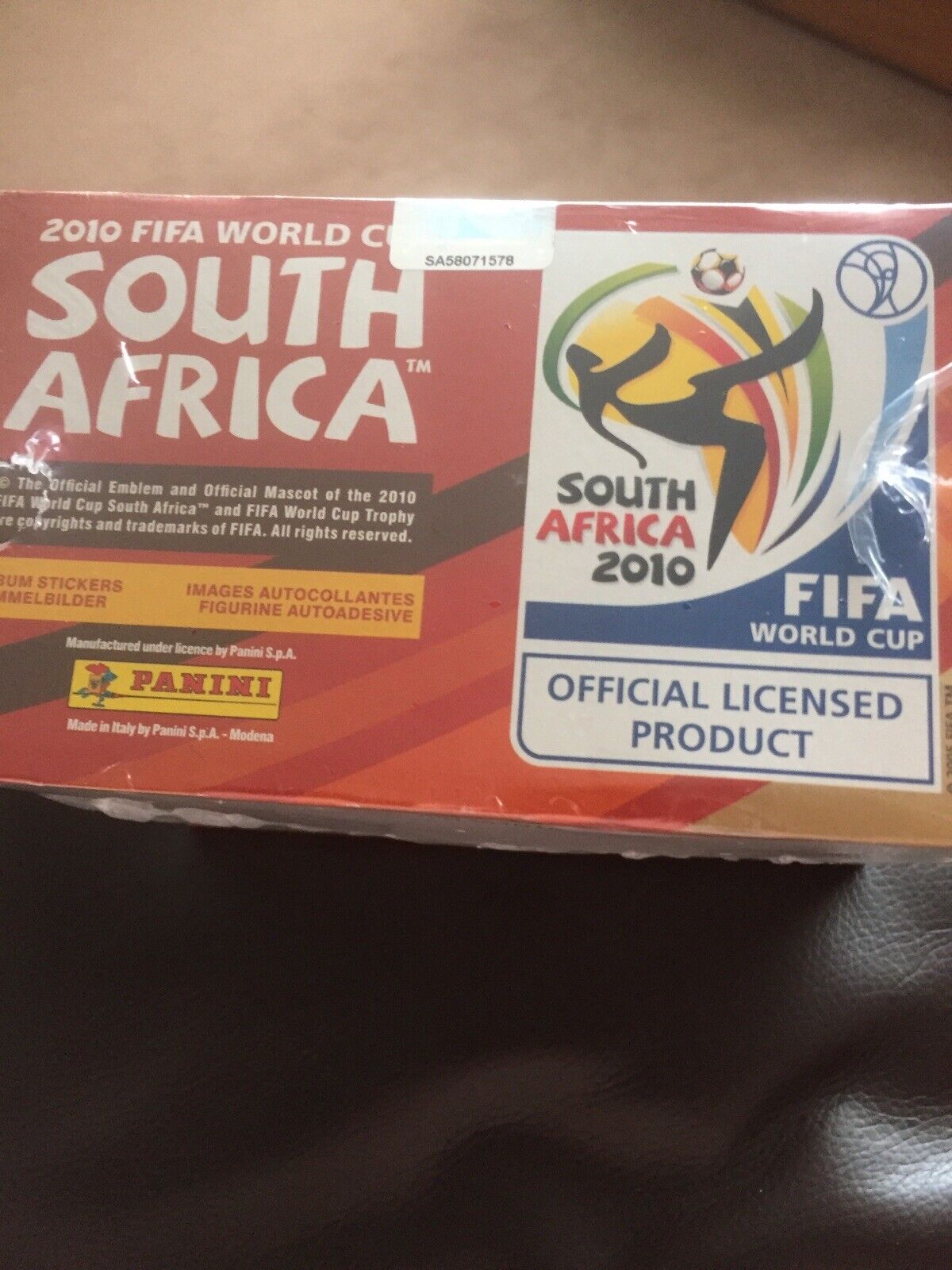 Panini 2010 World Cup Football Stickers New Sealed Box 100 Packets