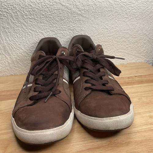 Lacoste Europa NS SPM 21233-0511 Lace Up Sneaker Men Size 13 Brown - Picture 11 of 14