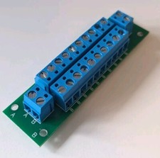 Power Distribution Board for DC, DCC and AC Grouped 2 channel 12 way connector