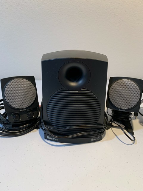 Boston Acoustics BA745 Computer Speakers for sale online | eBay