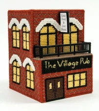 Mary Maxim Village Pub Plastic Canvas Kit