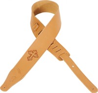 Levy's Guitar Strap Mg26eecc-tan, 2.5 Leather, Embroidered Christian Cross, Tan on sale Levy's Guitar Strap Mg26eecc-tan, 2.5 Leather, Embroidered Christian Cross, Tan on sale