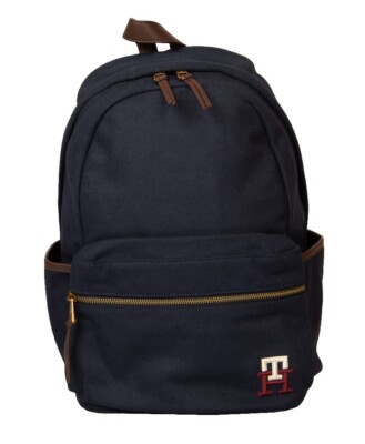 SG Zaino TOMMY HILFIGER porta notebook lavoro tempo libero tessuto misto lana ar