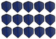 5 Sets Harrows Dimplex Standard Dart Flights - Ships Tracking- Transparent Blue
