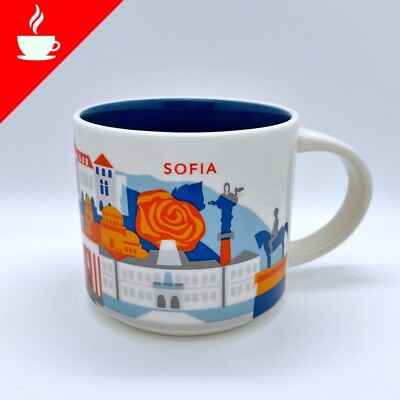 Starbucks Sofia City Mug Kaffee Tasse YAH Serie Bulgarien  