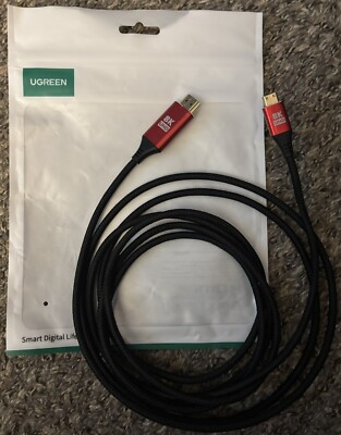 8K Mini HDMI to HDMI Cable 6FT , 48Gbps Ultra High Speed 8K@60Hz 4K