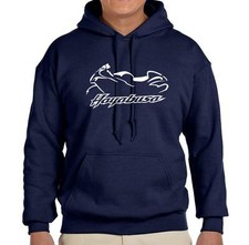 Suzuki Hayabusa Street Bike Motorcycle Outline Design Hoodie NEW FREE SHIPPING
