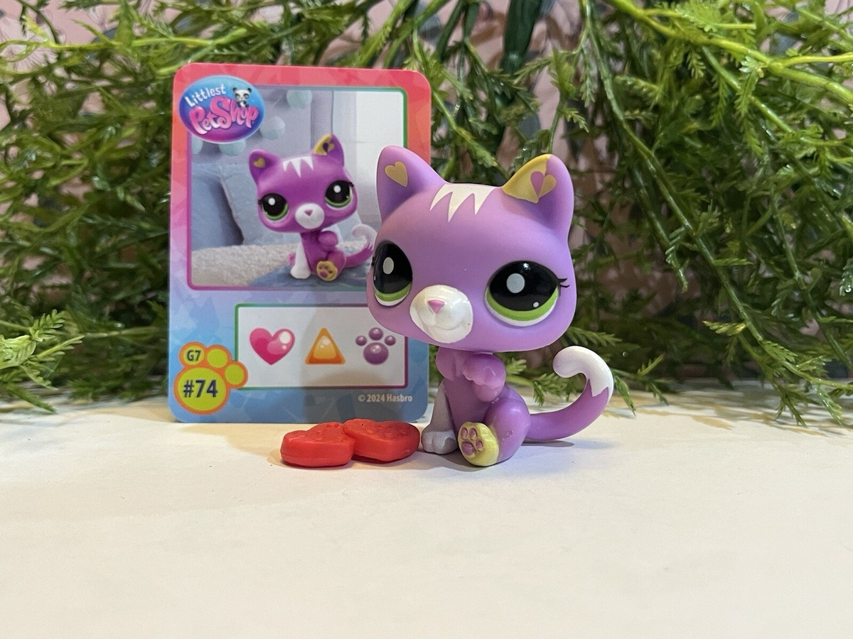 Littlest Pet Shop G7 #74 Pink Cat Blind Box Wave 2 | eBay