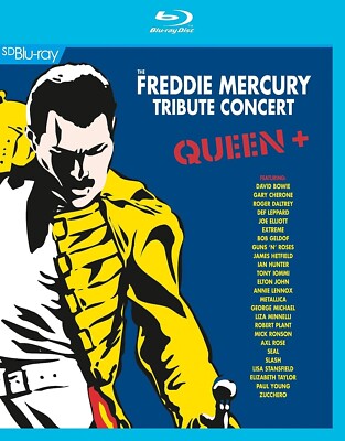 Queen + The Freddie Mercury Tribute Concert (1992) Blu-Ray NEW (USA Compatible)