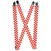 `Suspenders - 1.0`` - Checker Black/Neon Rainbow` (Us Import) Acc Neu