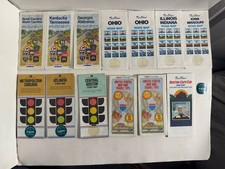 Exxon Travel Club Road Maps Lot of 13 Vintage 1967 1984 United States State City