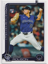 2025 Topps Update #US124 Ryan Rolison RC Colorado Rockies