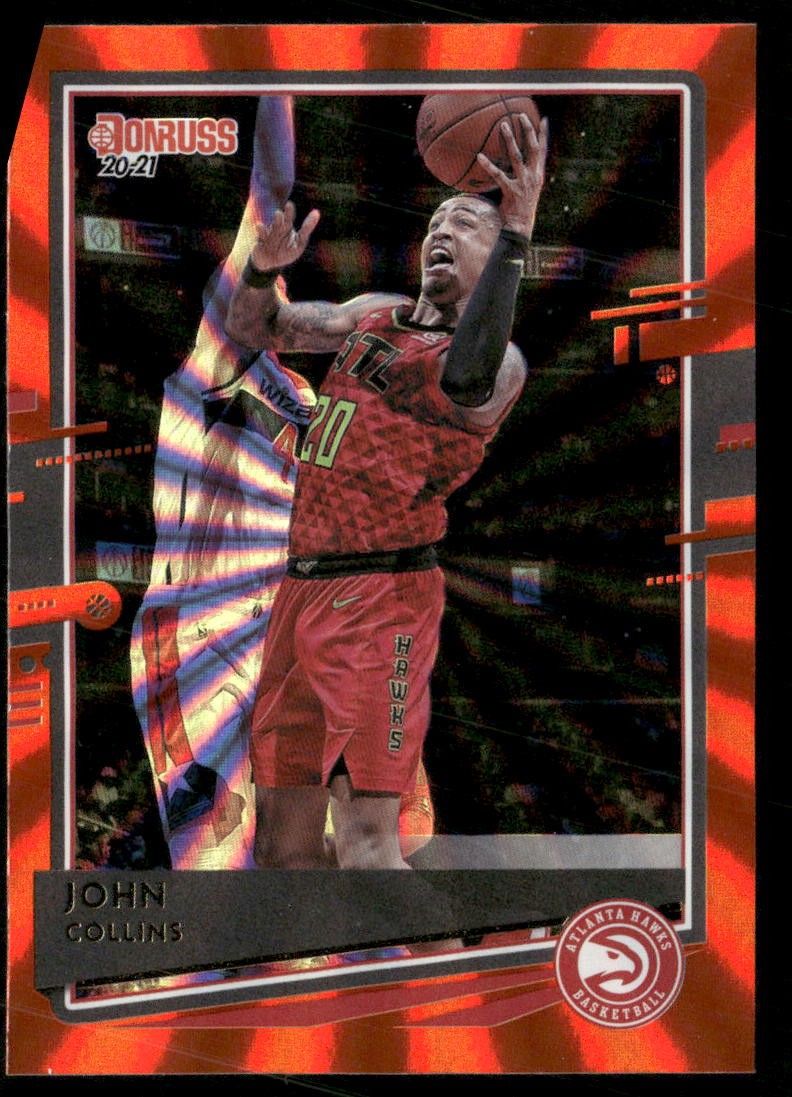 2020-21 Donruss #54 John Collins Holo Orange Laser