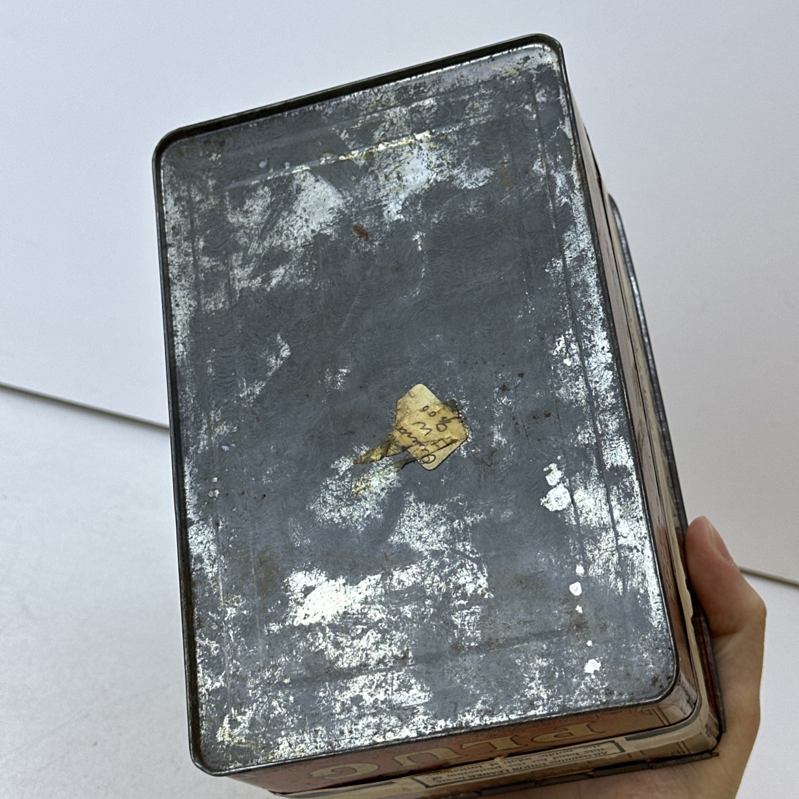 Vintage Union Leader Cut Plug Tobacco Smoke & Chew Advertising Tin Lunch Box