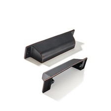 10 PCS 21/2 Inch Center Oil Rubbed Bronze Cabinet Cup Pulls Drawer Handles