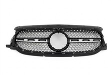 RD5455 PANAMERICANA STYLE FRONT GRILLE GLOSS BLACK FOR MERCEDES GLA CLASS 20-23
