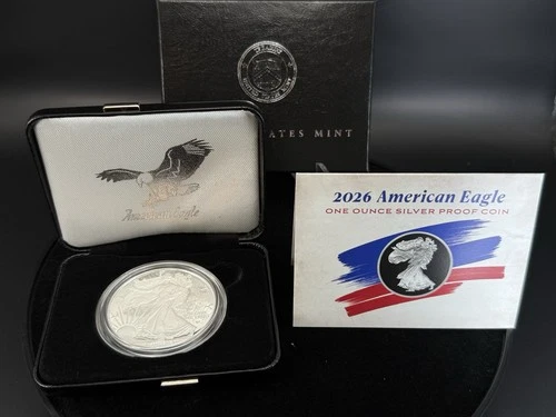 2026 W PROOF AMERICAN SILVER EAGLE (1776-2026) 250th PRIVY US MINT OGP & COA