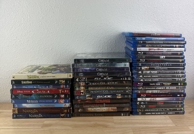 Mixed Lot DVD/ Blu Ray Movies Various Horror Titles, Disney Star Trek Cars Grimm