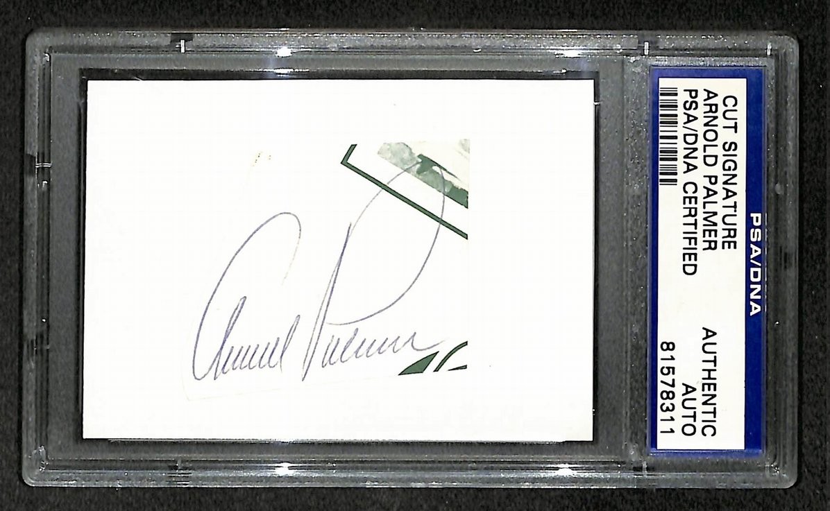 Arnold Palmer Signed/Autographed Cut Signature Golf HOF PSA/DNA 210746