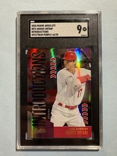 2020 Absolute Baseball Shohei Ohtani /25 SGC 9 Purple Spectrum Dodgers Angels🔥