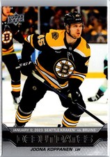 2023-24 Upper Deck #DD-16 Joona Koppanen Debut Dates