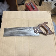 VINTAGE DOVETAIL SAW BY SANDERSON NEWBOULD TENON SAW 12” 12tpi 1910