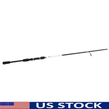 Gritstick Spin Fishing Rod Stainless Guides Golf Grip Durable Two Piece Design