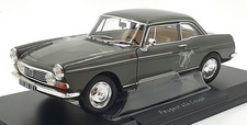 Norev 1/18 Scale 184834 - 1967 Peugeot 404 Coupe - Graphite Grey