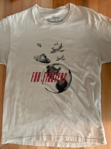 VTG Foo Fighters 2014 Limited Edition Release UFO T Shirt M Vintage vintage concert t-shirt, vintage, single stitch, B+ condition