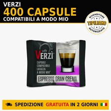 Verzi Gran Crema 400 Capsule Compatibili A Modo Mio Caffè
