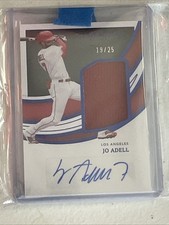 2022 Panini Immaculate Collection-Jumbo Socks Signatures Jo Adell JSS-JOBlue /25