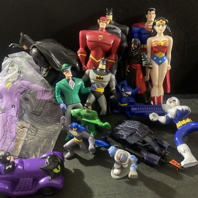 Lot of Justice League TOYS -Deep Sea Dive Sticks Wonder Woman Superman Batman &.