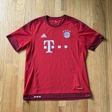 FC Bayern Munich 2015/16 Adidas Home Jersey Size Large Authentic