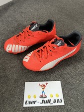 Boys Size 12 Studded Soft Ground Evo Speed Football Boots In Good Condition