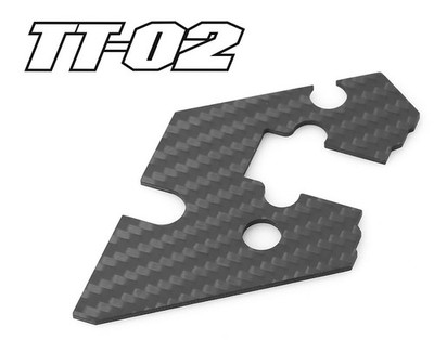 CARBON ABDECKPLATTE LENKUNG FÜR TAMIYA TT-02 & TT02B MODELLE