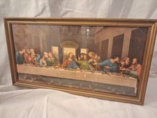 Framed Christianity The Last Supper Framed Religious Print/Picture Wall Art