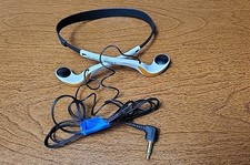 Sony Mdr-w014 Headphones Lightweight Headband Adjustable White