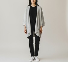 COP COPINE Enki Pull Femme Mèche Laine Mi-Long Tricot Cardigan