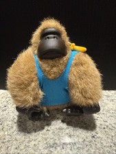 Vintage Magical Mini Murphy Gorilla Plush 4  with Banana Earring by Applause