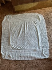 Handcrafted 100 DuPont Orlon Acrylic Baby Blue Baby Blanket
