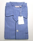 DEREK ROSE MENS PYJAMAS - LARGE - 100% COTTON - RRP. £260 - FELSTED 3 NAVY PJ