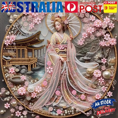 5D DIY Partial Special Shaped Drill Diamond Painting Kit Girl Decor ...