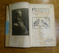Antique Book  Pen and Pencil Sketches: Volume I by Henry Stacy Marks  1894