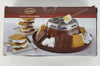 #ad #ad Tabletop Indoor Electric S#x27;Mores Maker Smores Kit with Marshmallow Roasting $19.96