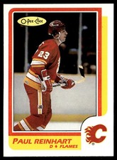 1986-87 O-Pee-Chee Paul Reinhart Calgary Flames #205