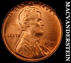 1945 Lincoln Wheat Cent- Red- Choice Gem Brilliant Unc Luster- No Reserve #J8874