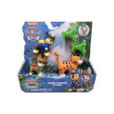 Paw Patrol JUNGLE PUPS Figure Set CHASE/TRACKER/TIGER