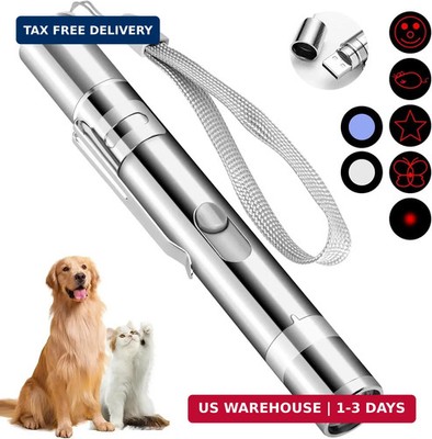 Share Portable USB-C Rechargeable Cat Laser Pointer, 3 Light Modes & 7 Patterns